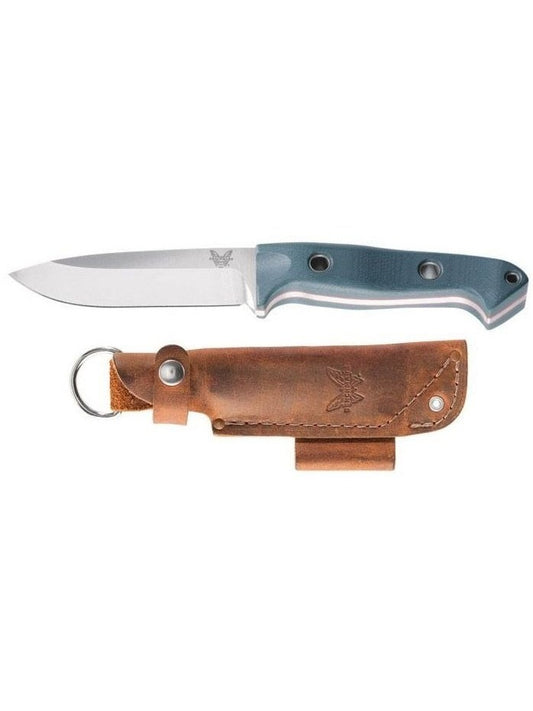 Benchmade 162 Bushcrafter Green/Leather Rugged Ram Outdoors