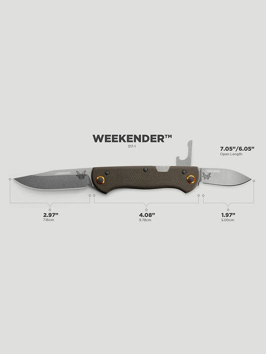 Benchmade 317-1 Weekender Rugged Ram Outdoors