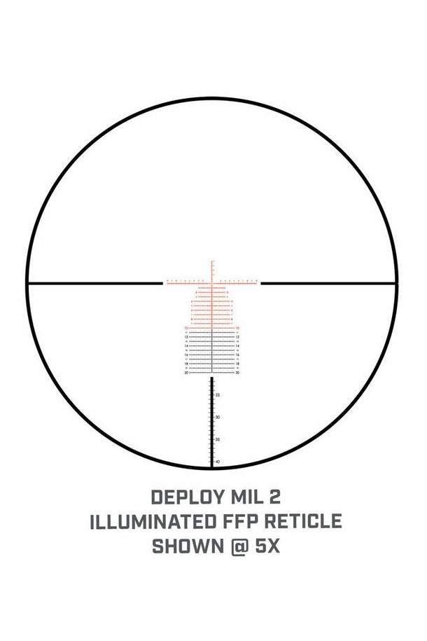 Bushnell Match Pro 5-30x56 Riflescope - Illuminated DM2 Reticle Rugged Ram Outdoors