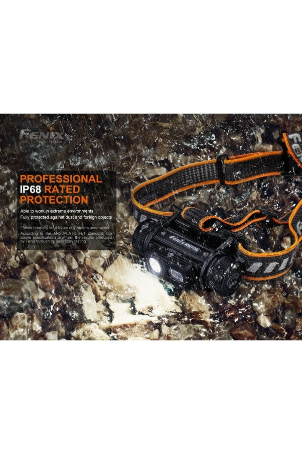 Fenix - Headlamp HM70R 1,600 lumens Rugged Ram Outdoors