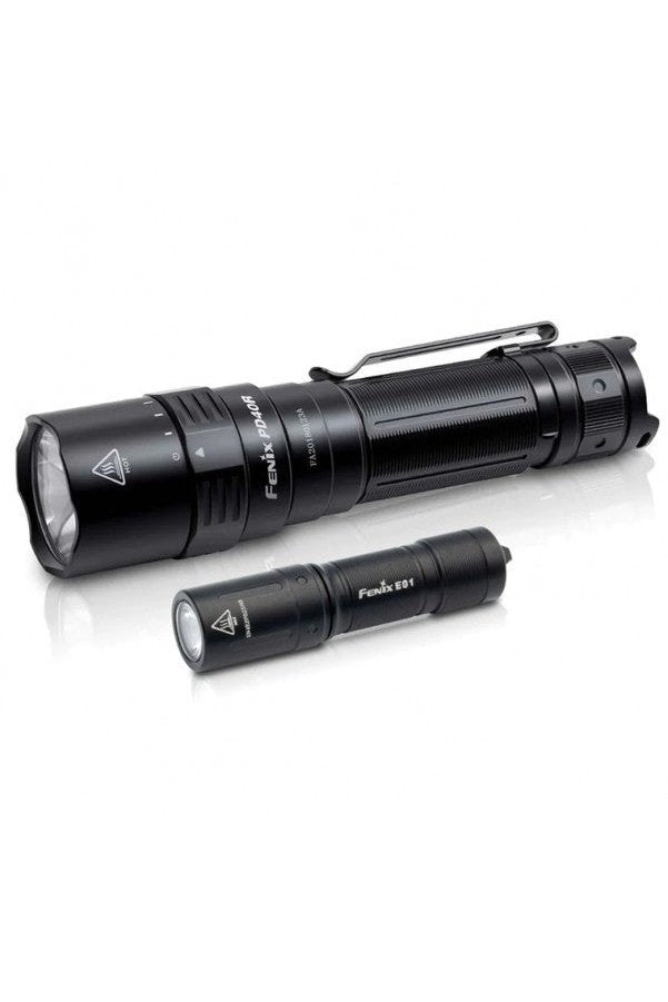 Fenix - Torch PD40R 3,000 lumens with FREE E01 Rugged Ram Outdoors