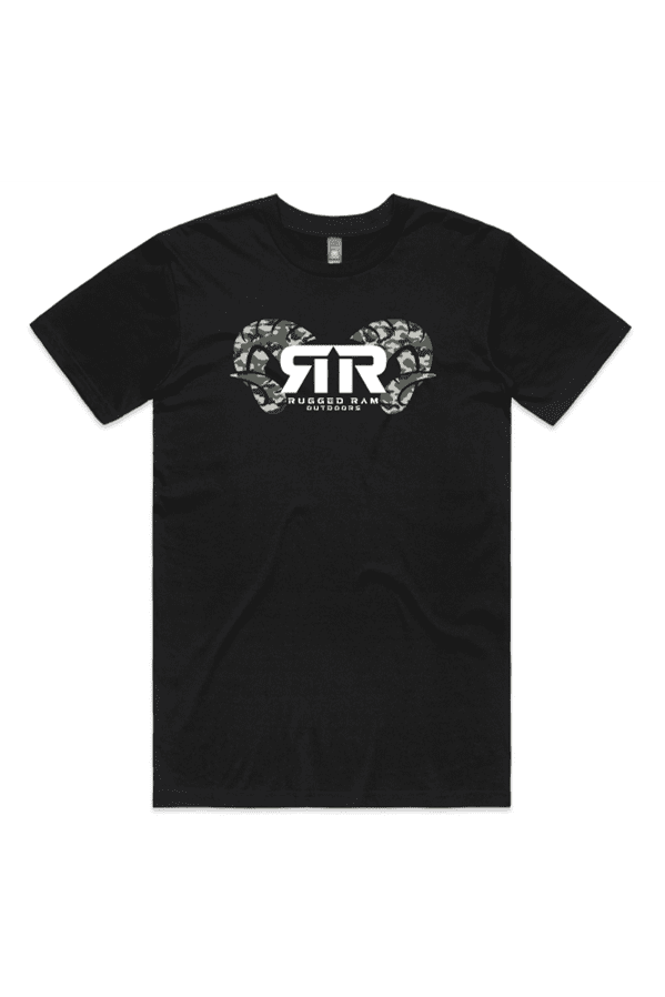 Rugged Ram Front Design Tee - Camo Rugged Ram Outdoors