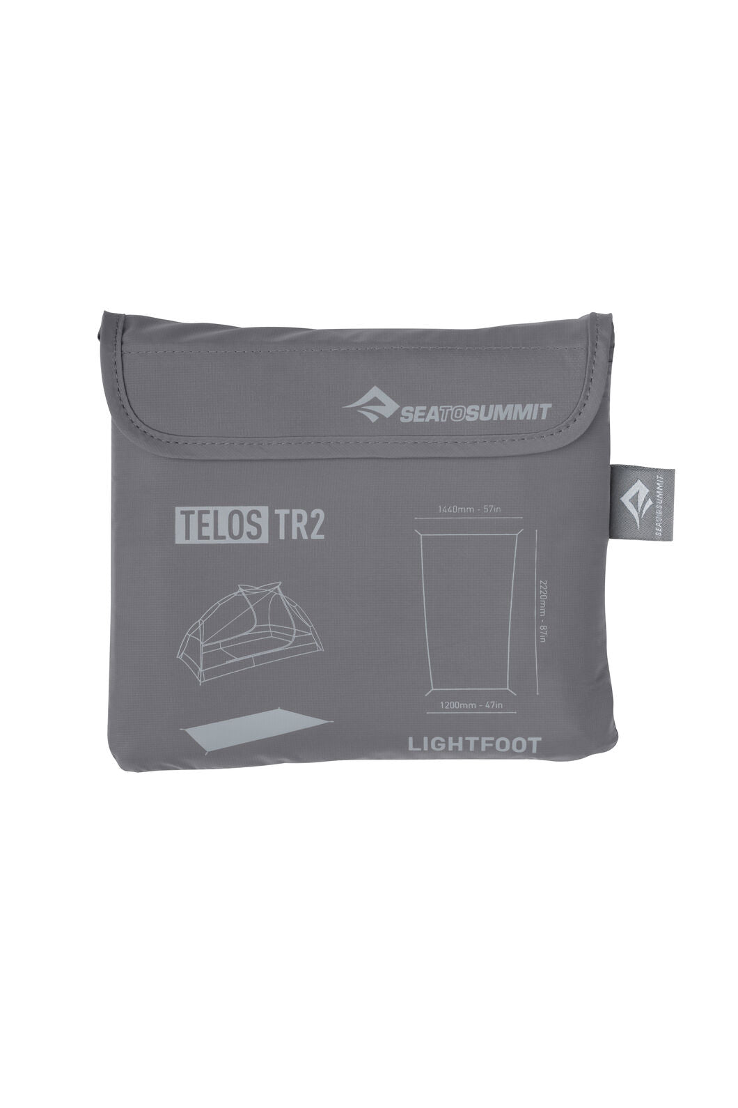 Sea to Summit Telos TR2 Plus - Two Person Freestanding Tent 3+ Season and Lightfoot Tent Footprint Bundle Rugged Ram Outdoors