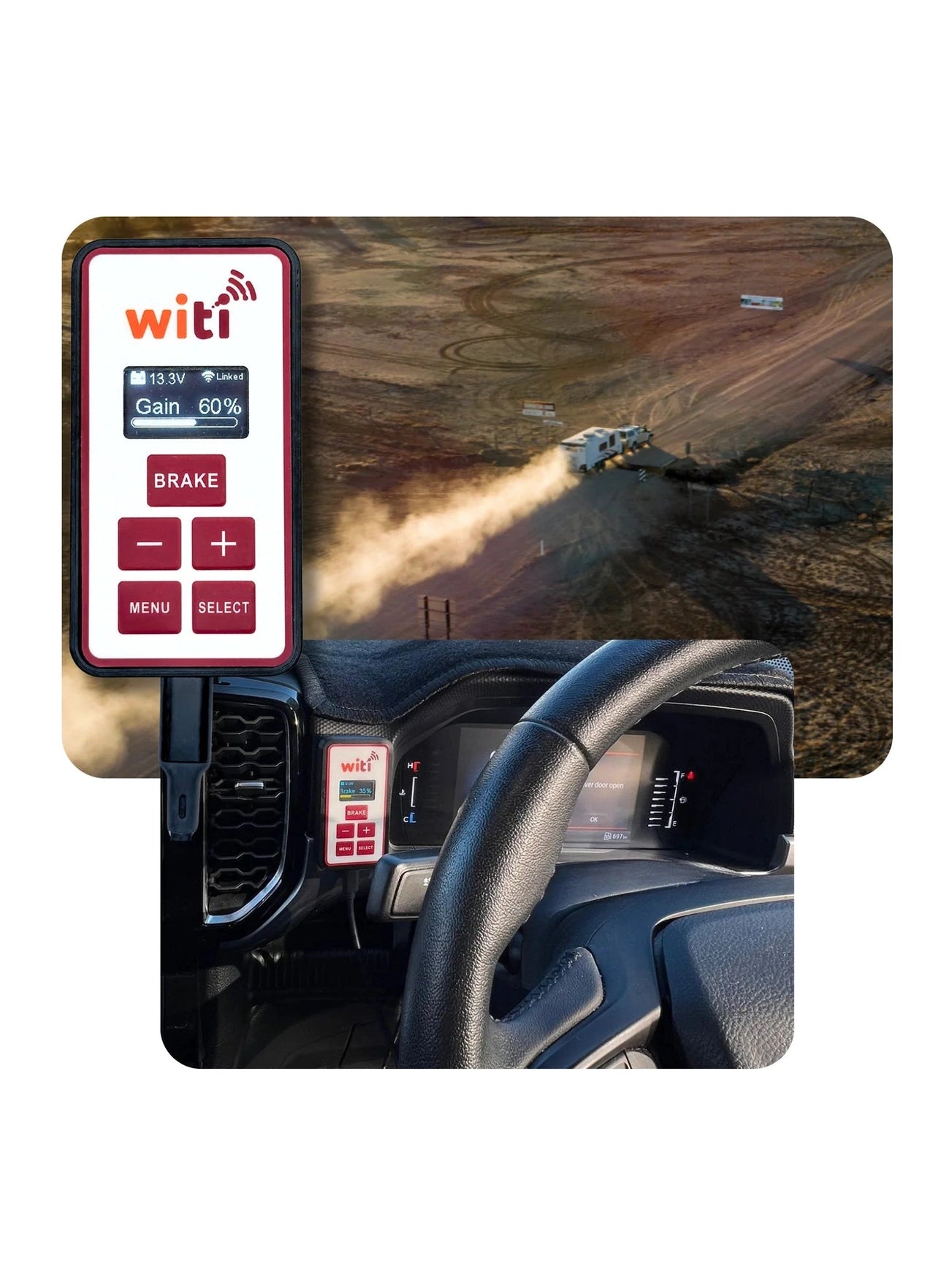 WiTi Wireless Electric Brake Controller | Advanced Caravan & Trailer Brake Controller