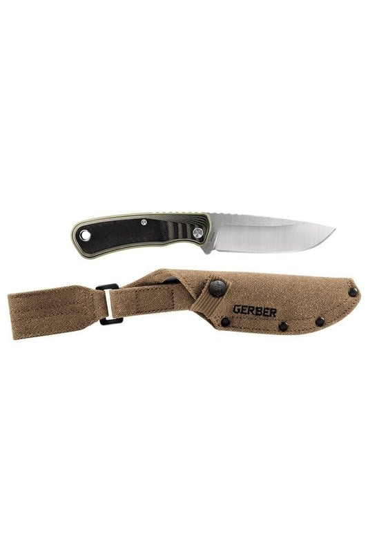 Gerber Downwind Drop Point Fixed Blade Knife Rugged Ram Outdoors