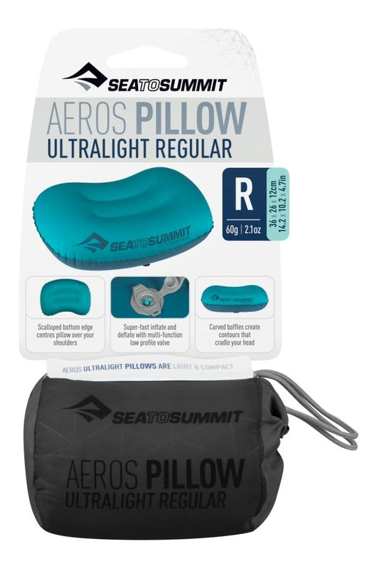 Sea to Summit Aeros Ultralight Pillow - Regular Rugged Ram Outdoors
