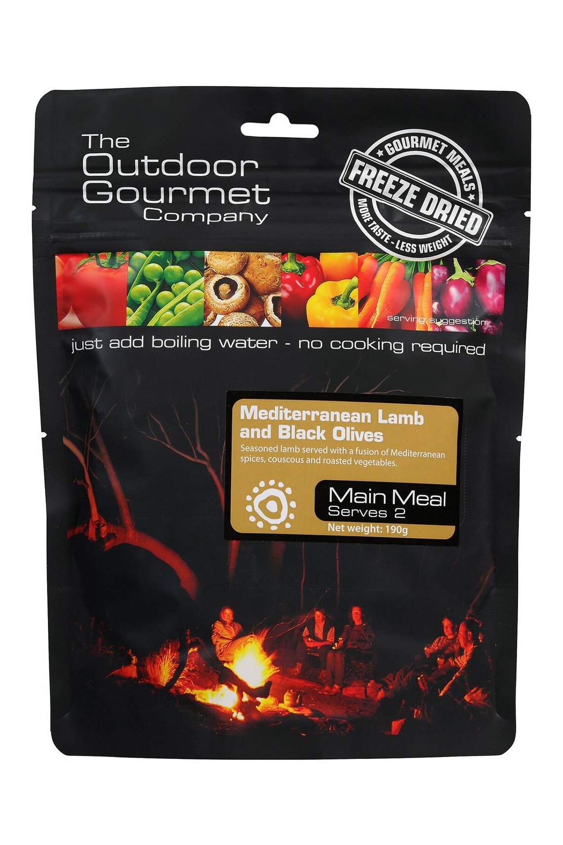 The Outdoor Gourmet Company - Mediterranean Lamb Rugged Ram Outdoors