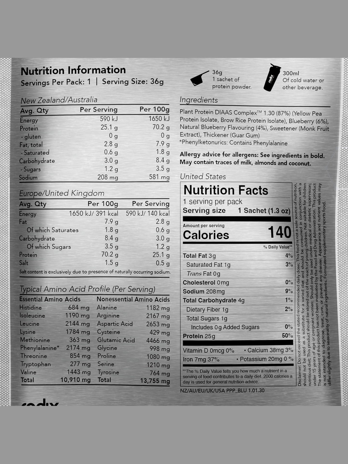 Plant Protein DIAAS Complex 1.30
