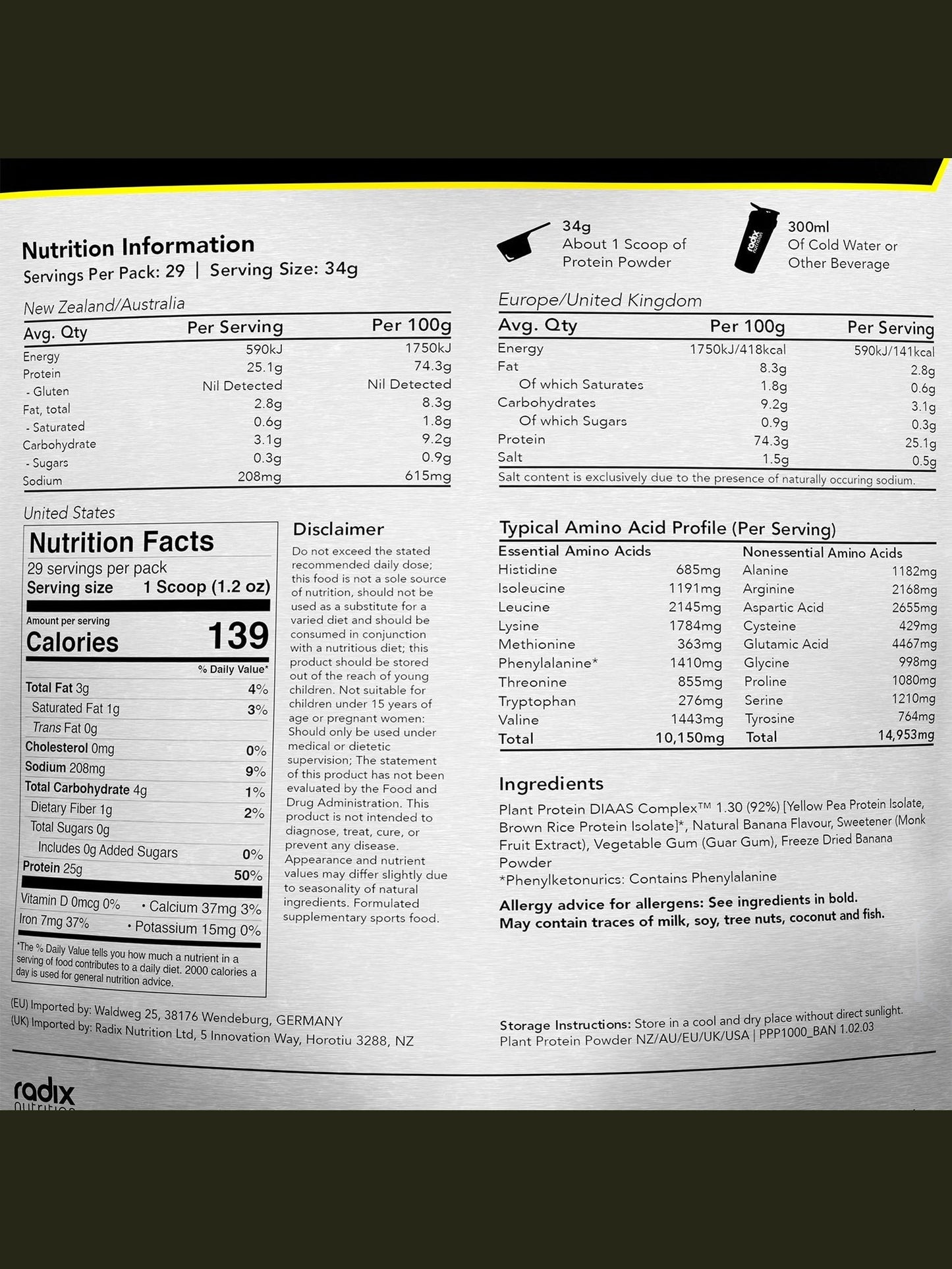 Plant Protein DIAAS Complex 1.30