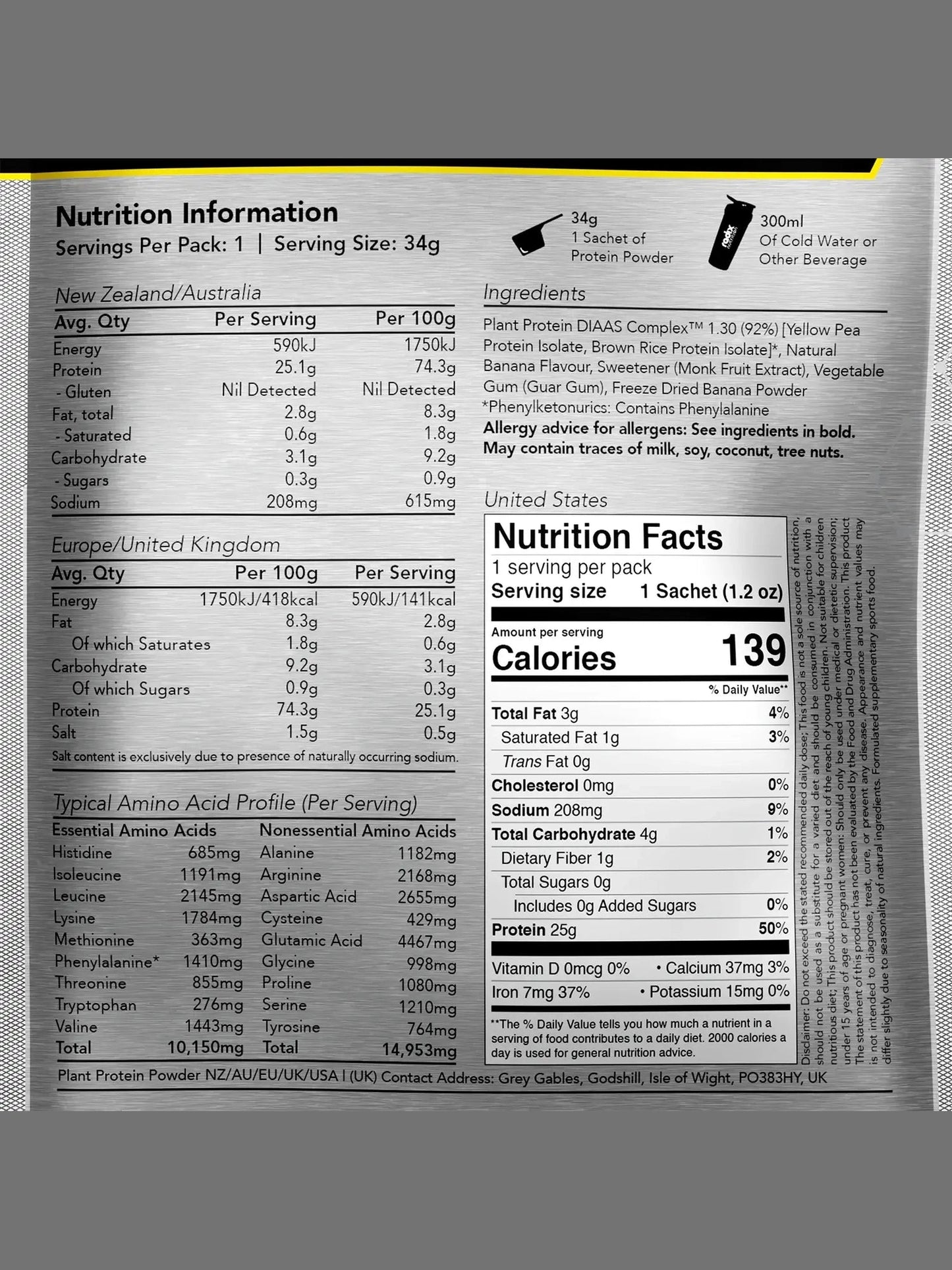 Plant Protein DIAAS Complex 1.30