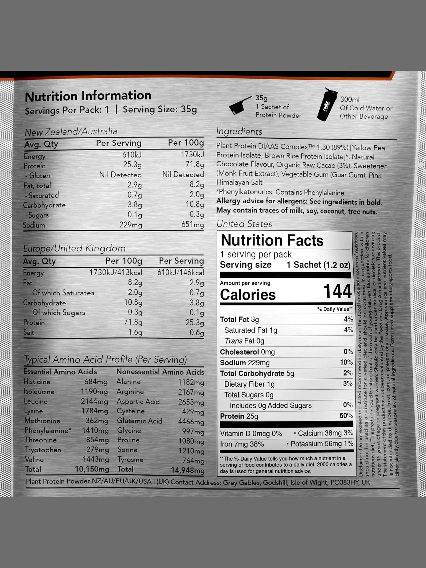Plant Protein DIAAS Complex 1.30