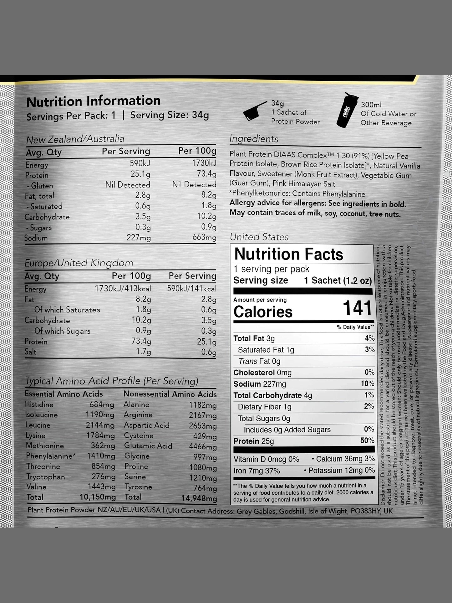 Plant Protein DIAAS Complex 1.30