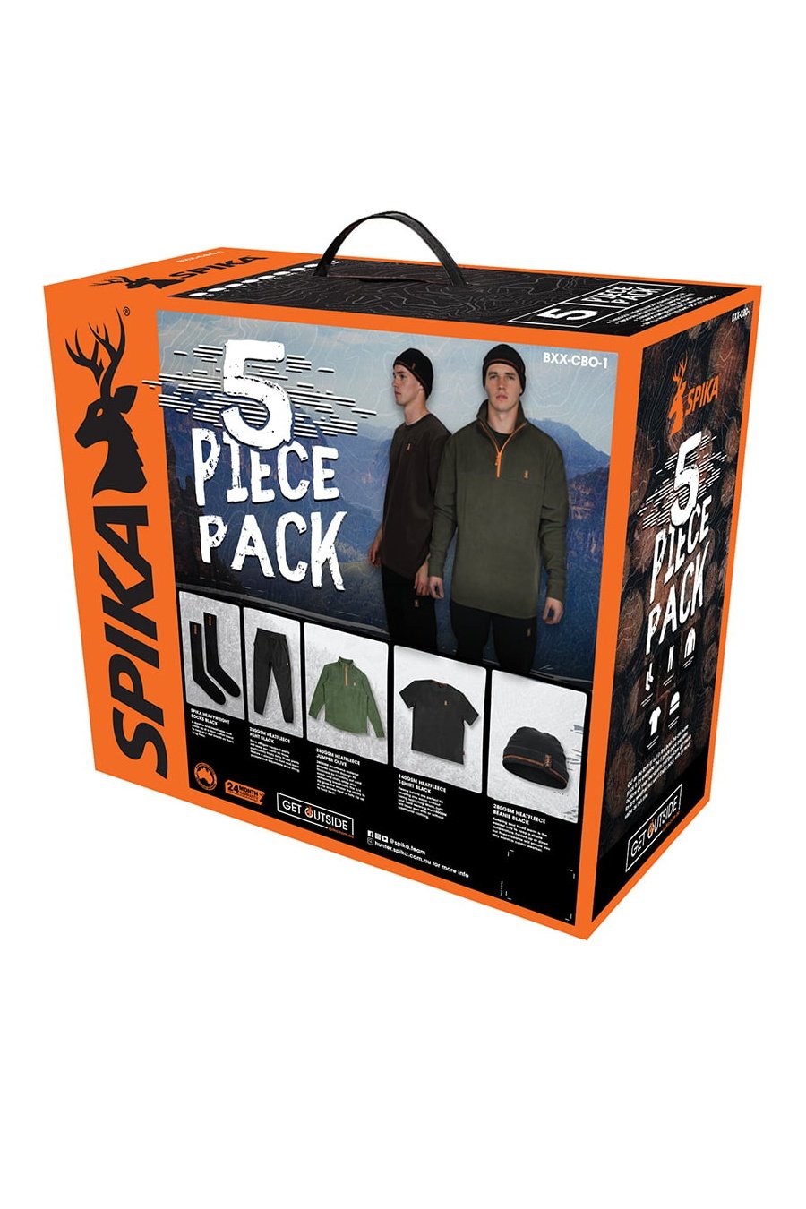 Spika 5 Piece Box Pack Spika Rugged Ram Outdoors