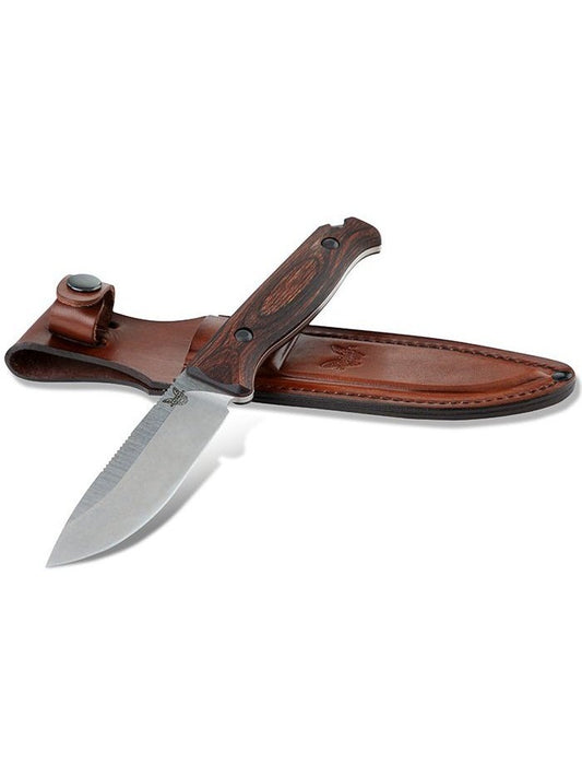 Benchmade Saddle Mtn Skin S30V - Wood Rugged Ram Outdoors