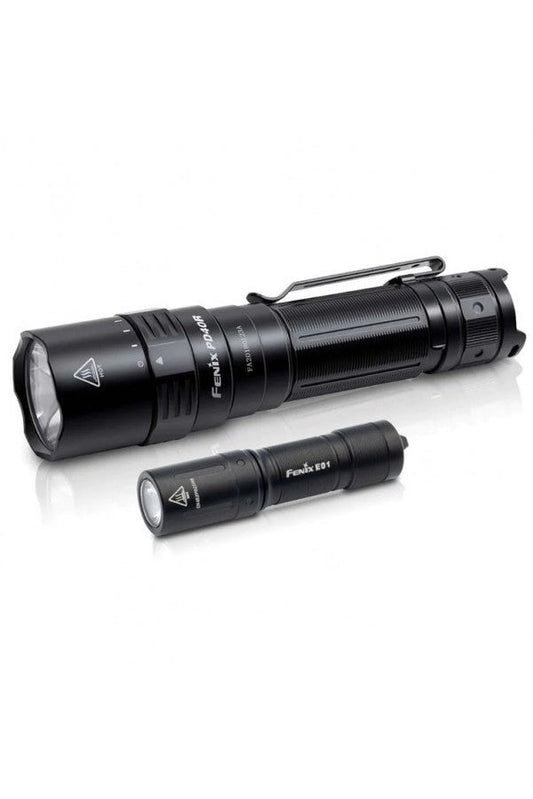 Fenix - Torch PD40R 3,000 lumens with FREE E01 Rugged Ram Outdoors