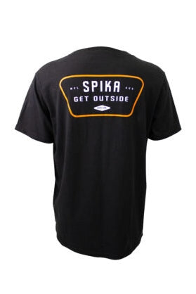 Spika Go Casual Short Sleeve T-Shirt - Black