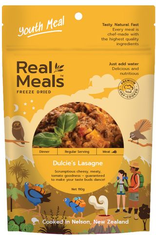 Real Meals Youth Dinner - Dulcie's Lasagne Rugged Ram Outdoors