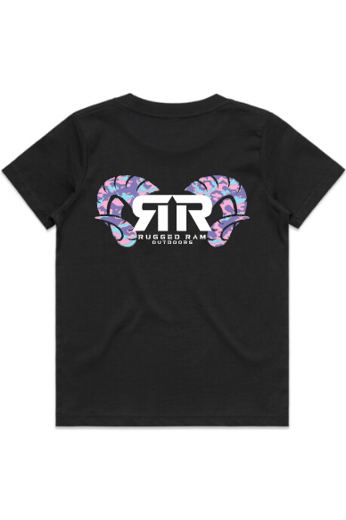 Rugged Ram Kids Tee - Candy Camo Rugged Ram Outdoors