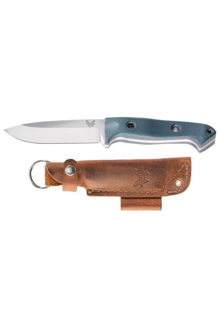 Benchmade 162 Bushcrafter Green/Leather Benchmade Rugged Ram Outdoors