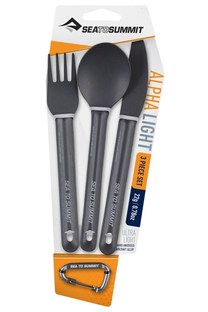 Sea to Summit Alphalight Cutlery Set 3Pc Sea to Summit Rugged Ram Outdoors