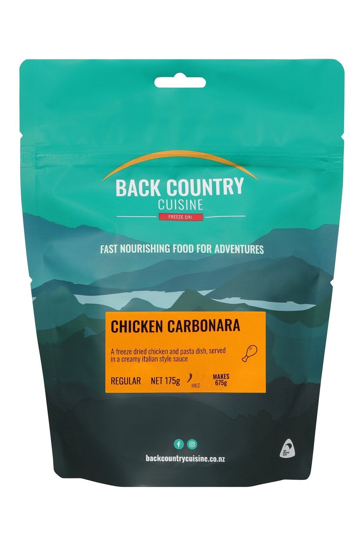 Back Country Cuisine - Chicken Carbonara Back Country Cuisine Rugged Ram Outdoors