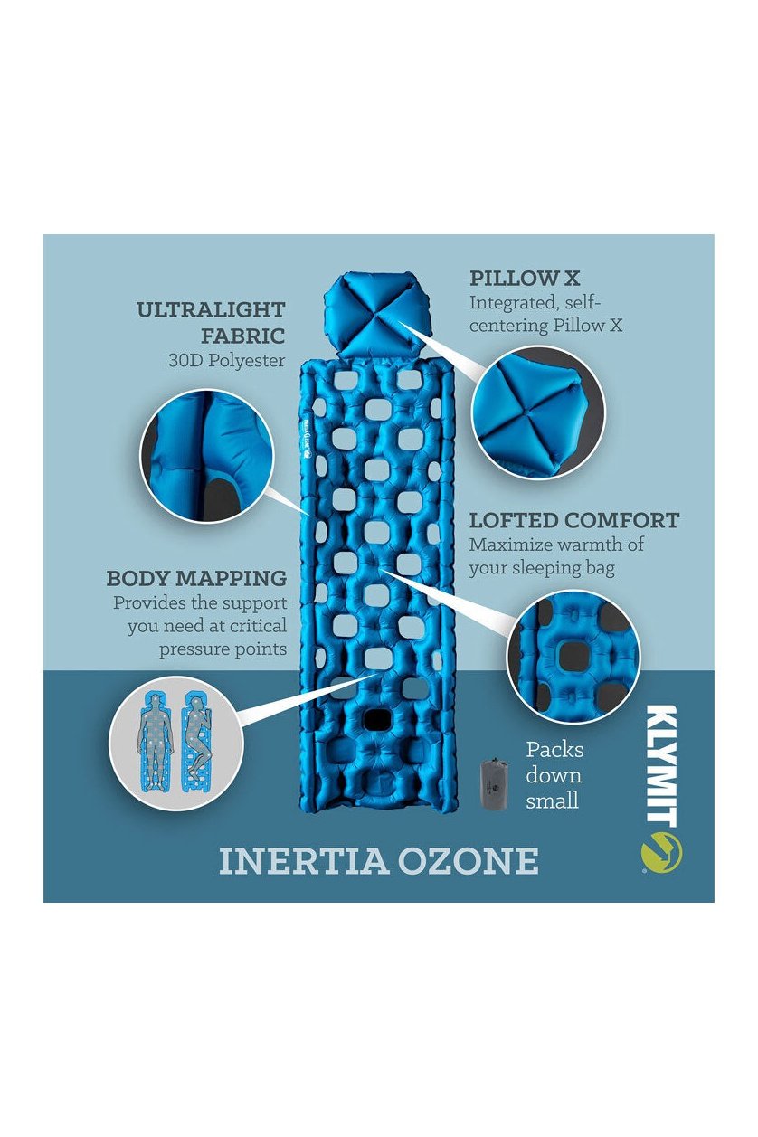 Klymit Inertia Ozone Sleeping Pad – Rugged Ram Outdoors