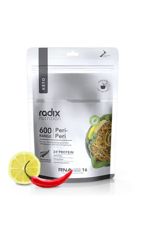 Keto Meal v8.0 - Peri-Peri - 600 kcal Radix Nutrition Rugged Ram Outdoors
