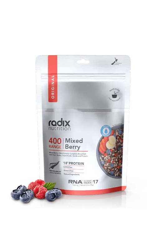 Original Breakfast v8.0 - Mixed Berry - 400 kcal Radix Nutrition Rugged Ram Outdoors