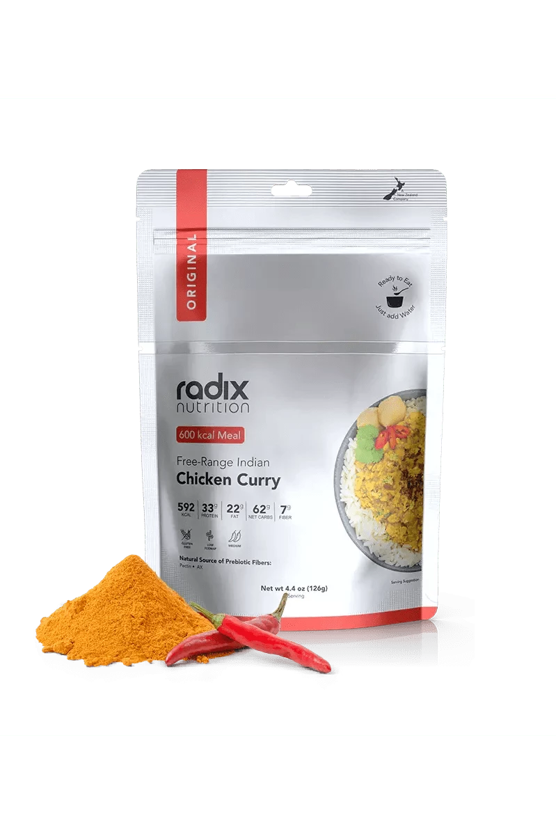 Original v7.0 - Free-Range Indian Chicken Curry - 600 kcal Rugged Ram Outdoors
