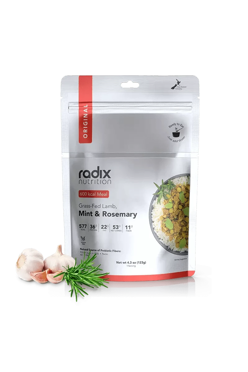 Original v7.0 - Grass-Fed Lamb, Mint & Rosemary - 600 kcal Radix Nutrition Rugged Ram Outdoors