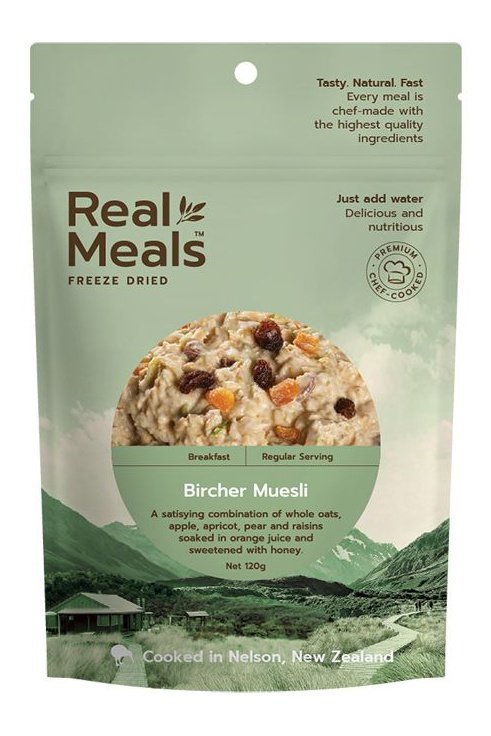 Real Meals Breakfast - Bircher Muesli Rugged Ram Outdoors