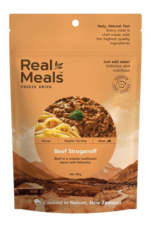Real Meals Dinner - Beef Stroganoff Rugged Ram Outdoors