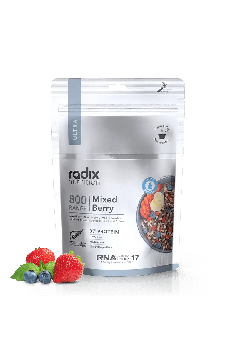 Ultra Breakfast v8.0 - Mixed Berry - 800 kcal Radix Nutrition Rugged Ram Outdoors