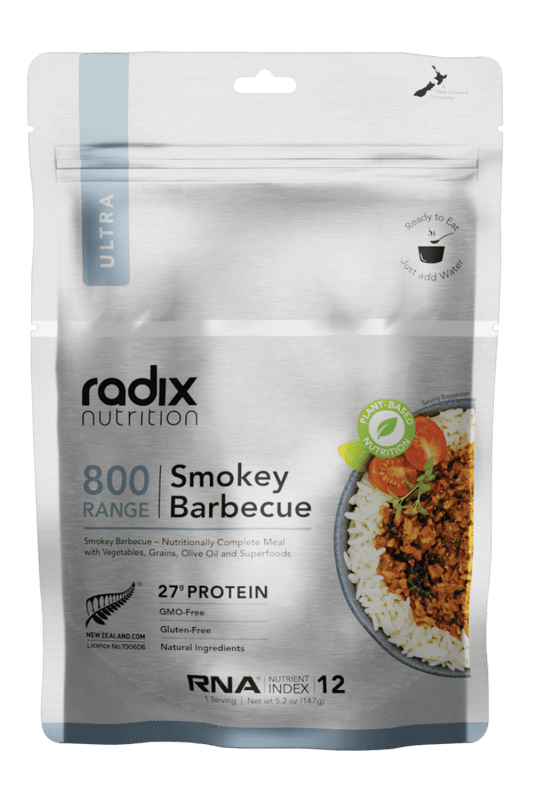 Ultra Meals v8.0 - Smokey Barbecue - 800 kcal Radix Nutrition Rugged Ram Outdoors