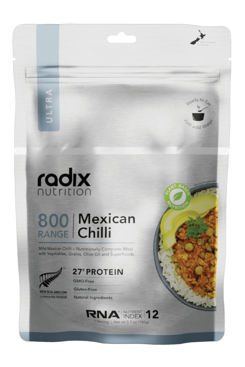 Ultra Meals v8.0 - Mexican Chilli - 800 kcal Radix Nutrition Rugged Ram Outdoors