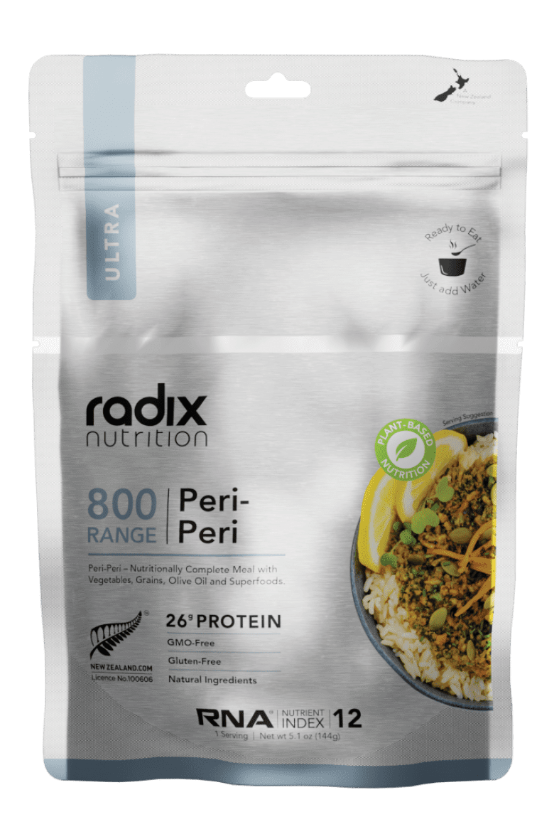Ultra Meals v8.0 - Peri-Peri - 800 kcal Radix Nutrition Rugged Ram Outdoors