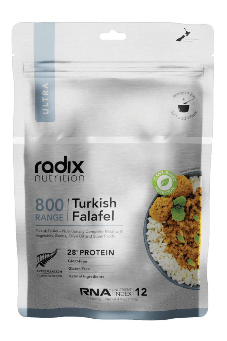 Ultra Meals v8.0 - Turkish Falafel- 800 kcal Radix Nutrition Rugged Ram Outdoors