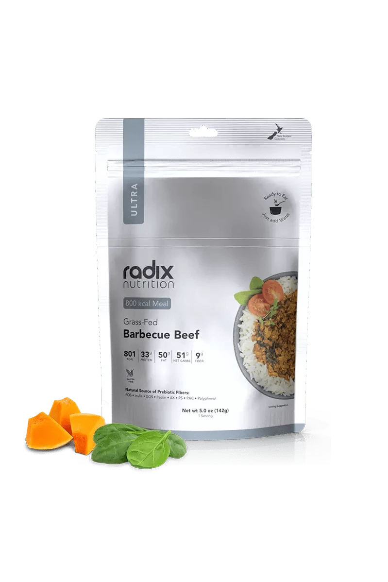 Ultra Meals v7.0 - Grass-Fed Barbecue Beef - 800 kcal Rugged Ram Outdoors