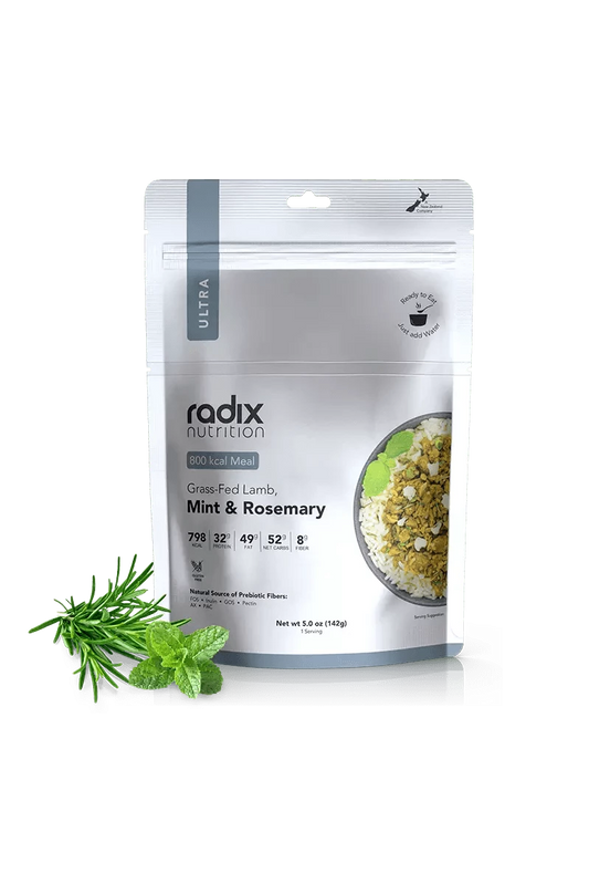Ultra Meals v7.0 - Grass-Fed Lamb, Mint & Rosemary- 800 kcal Rugged Ram Outdoors