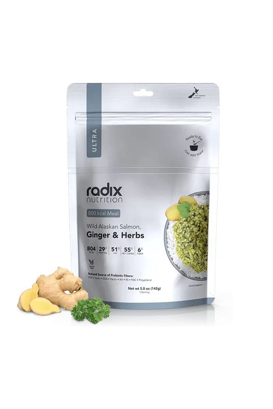 Ultra Meals v7.0 - Wild Alaskan Salmon, Ginger & Herbs - 800 kcal Rugged Ram Outdoors