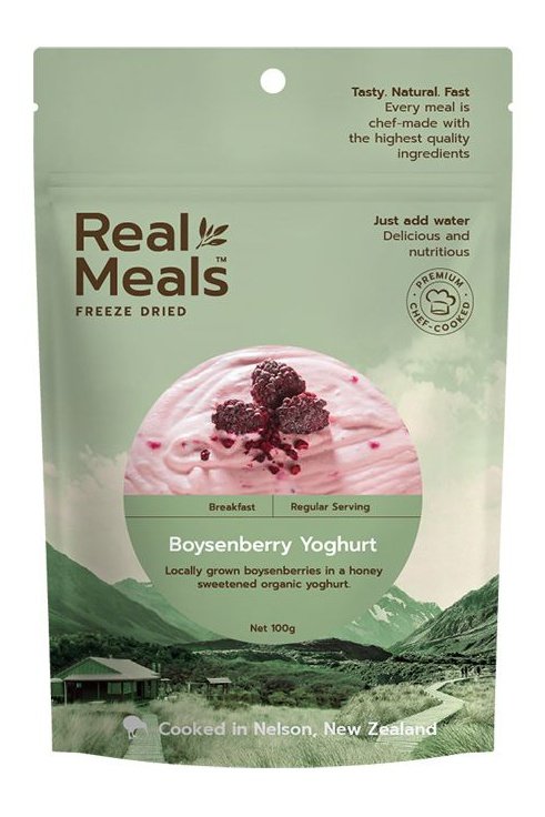 Real Meals Breakfast - Boysenberry Yoghurt Real Meals Rugged Ram Outdoors